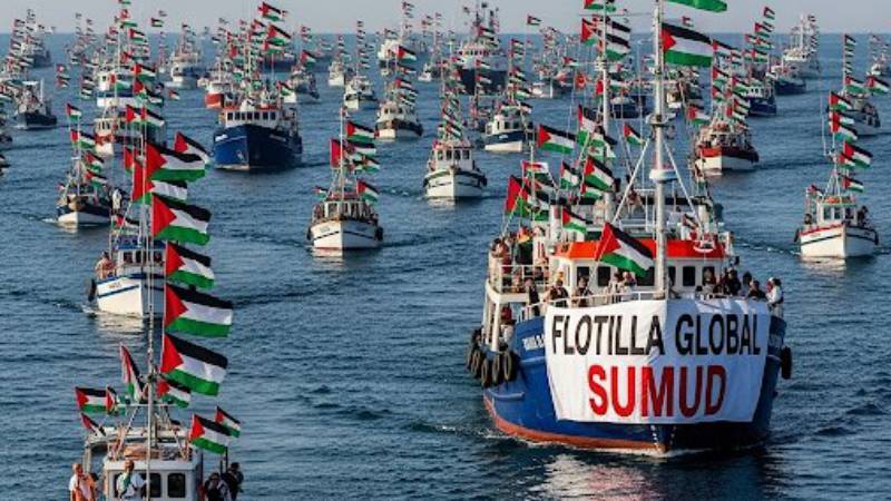 Küresel Sumud Filosu, dronlar tarafından takip edildiklerini duyurdu