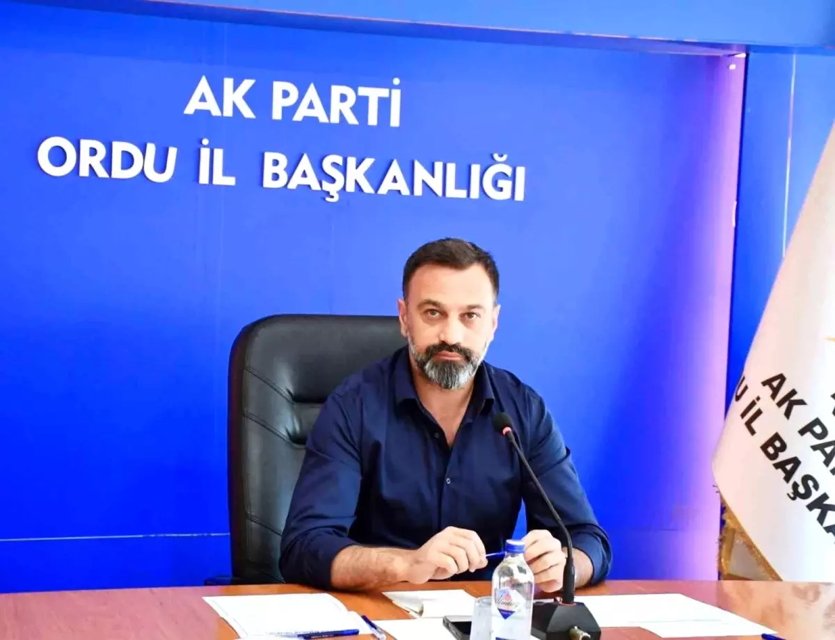 Selman Altaş AK Parti Ordu İl Başkanlığı’ndan İstifa Etti