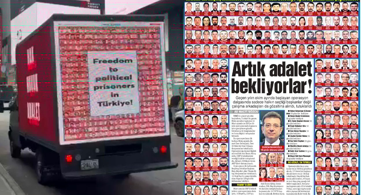 SÖZCÜ’nün sayfası New York sokaklarında