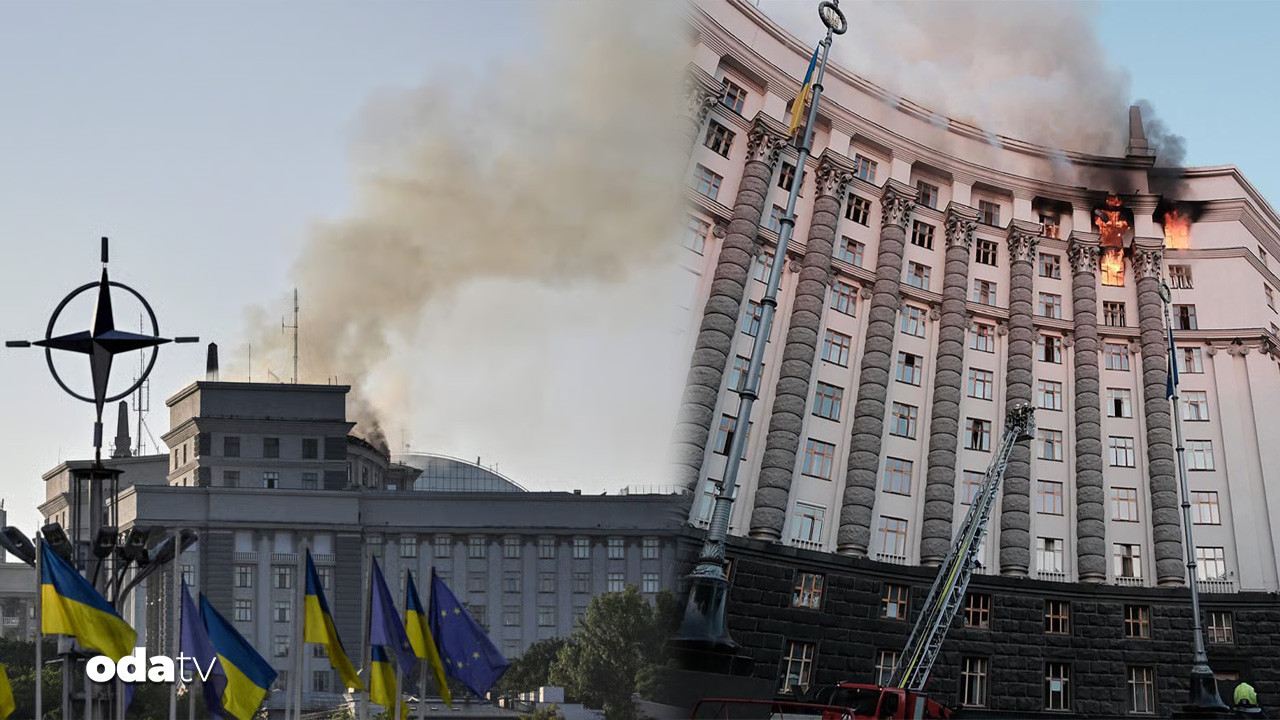 Ukrayna savaşında ilk: Hükûmet binası vuruldu