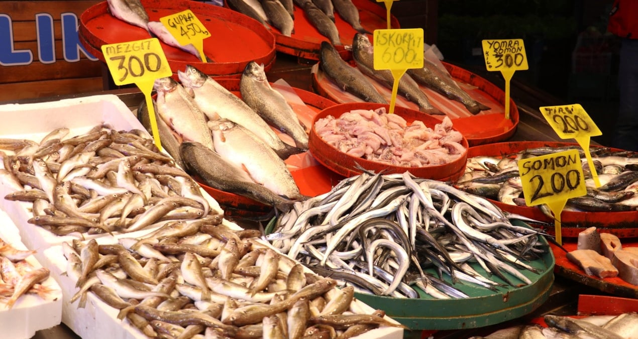 Balık tezgahları karıştı: Hamsi 50 TL’ye düşerken levrek 450 TL’ye dayandı