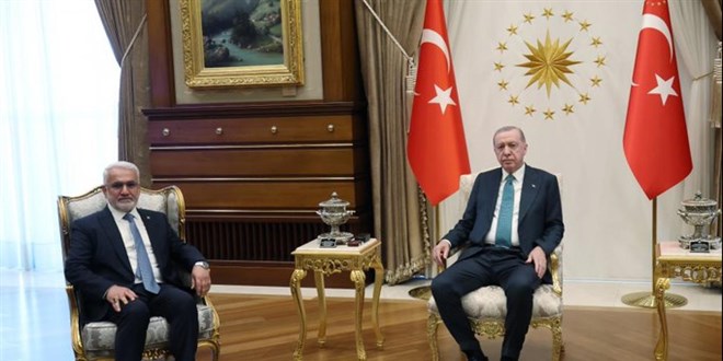Cumhurbaşkanı Erdoğan, HÜDA PAR Genel Başkanı Yapıcıoğlu’nu kabul etti