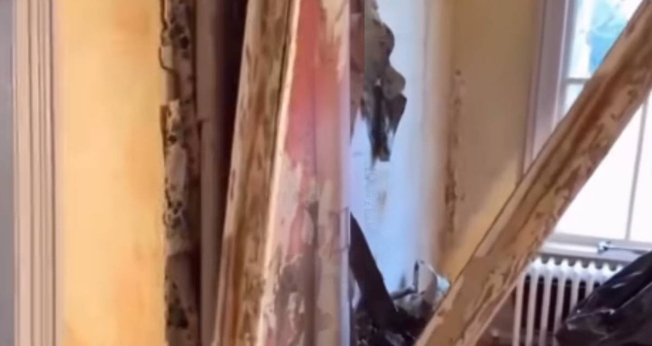 Evinde tadilat yaparken tesadüfen servet buldu: Yıllarca duvarın içine saklanmış