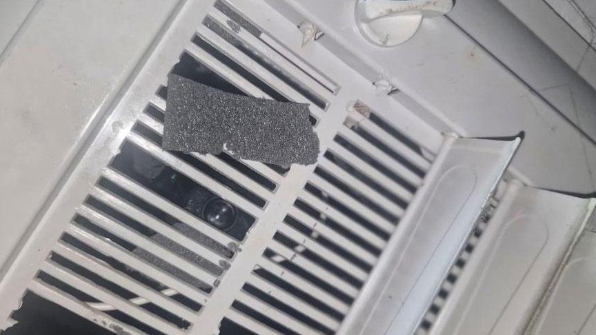 İnşaat firmasının kadın tuvaletinde gizli kamera şoku