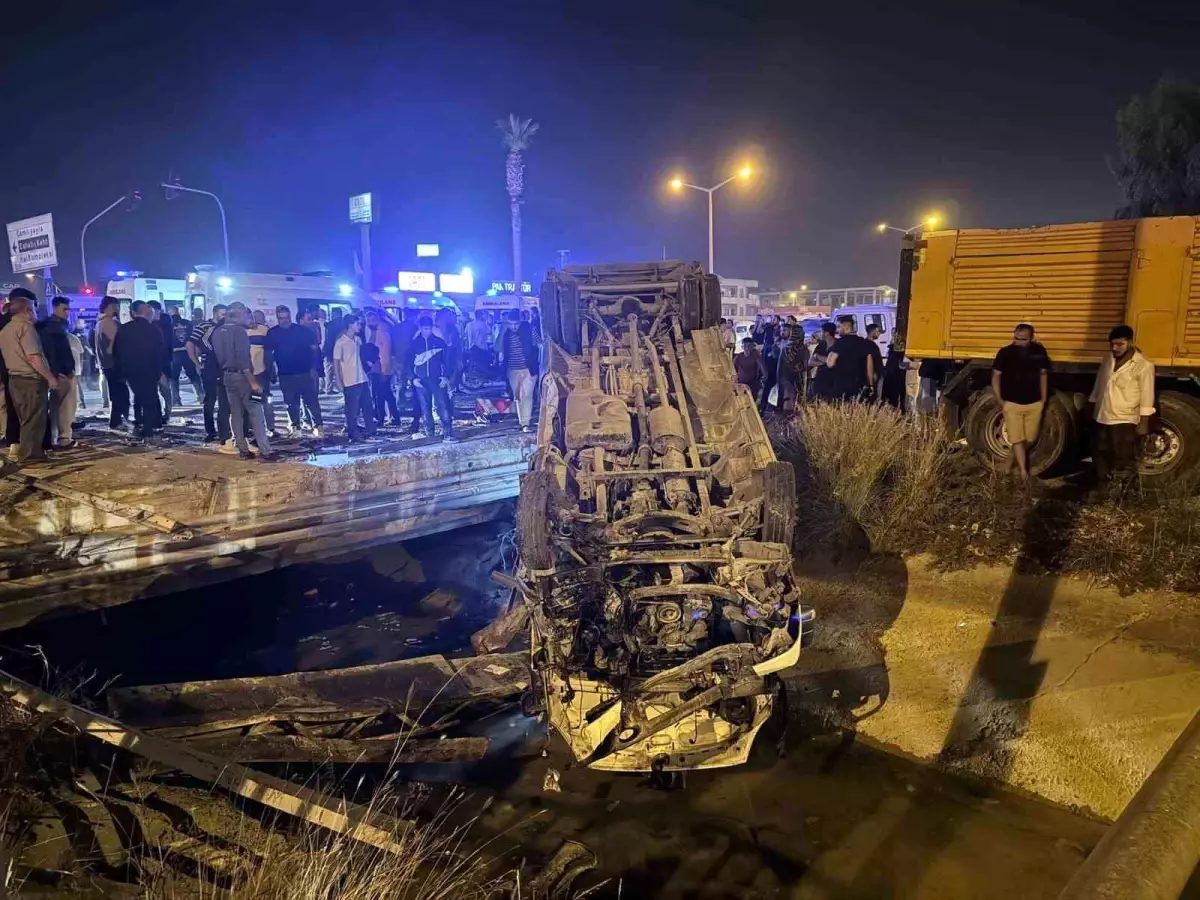 Mersin’de Otomobil ve Minibüs Çarpıştı: 10 Yaralı