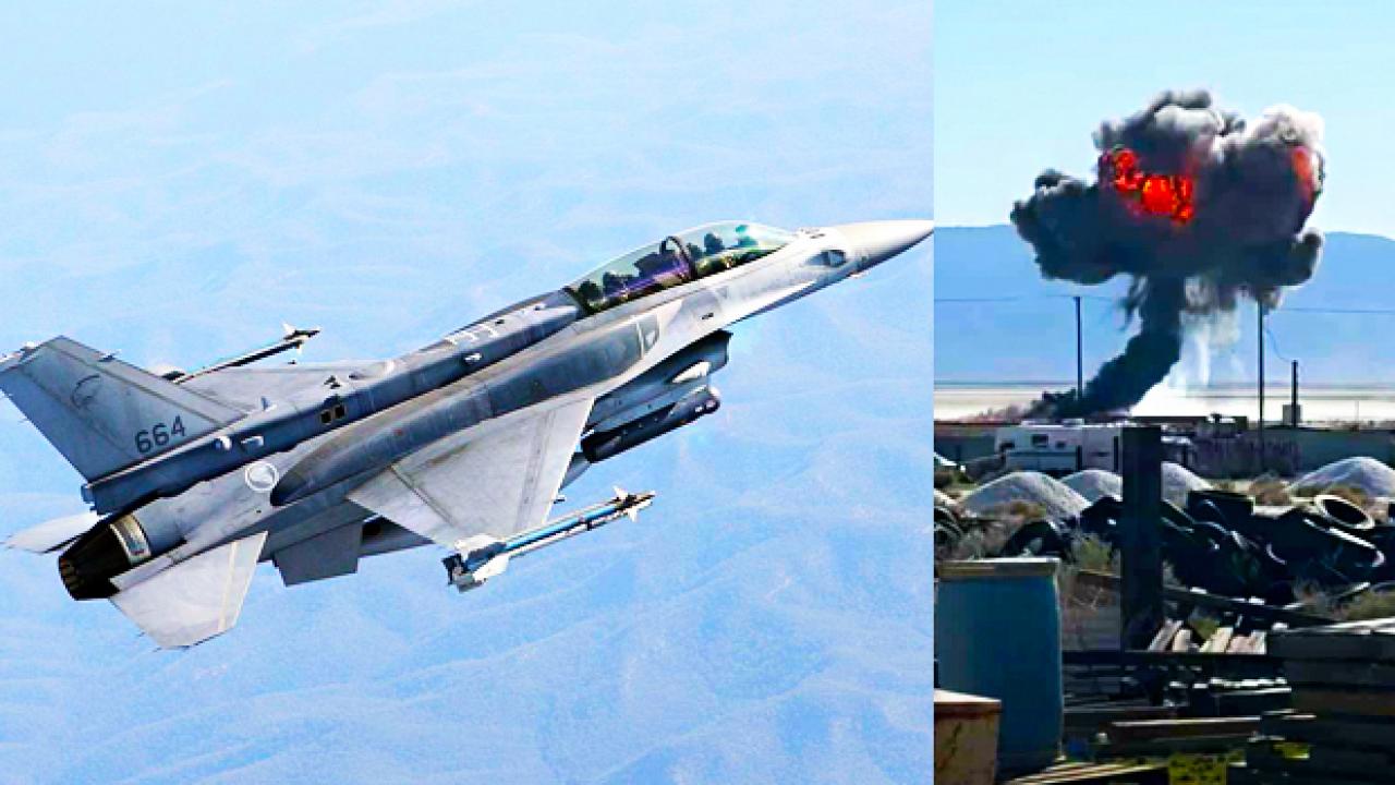 ABD’ye ait F-16 düştü