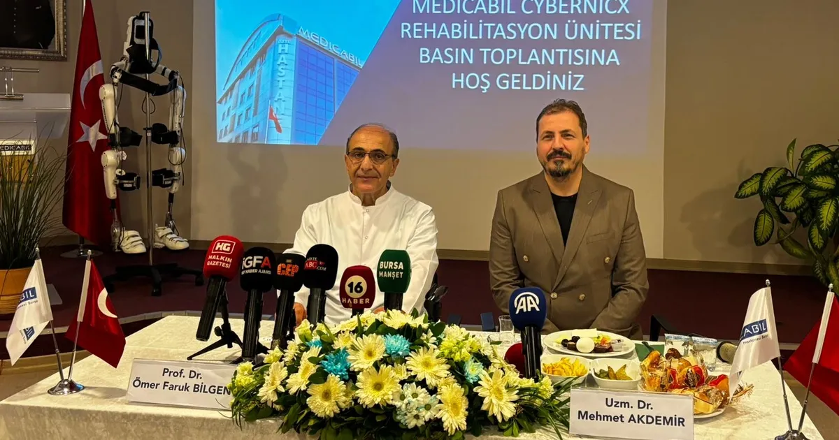 Bursa’da Cyber-Nöro Robotik Yürüme Ünitesi hizmete girdi… Tedavide yeni dönem