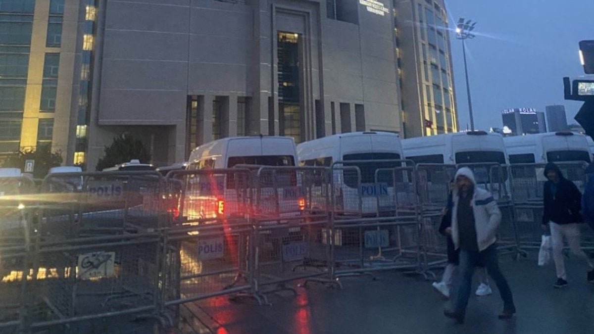 Çağlayan’da ‘Saadettin Saran’ tedbiri: Adliye önünde geniş güvenlik önlemi alındı