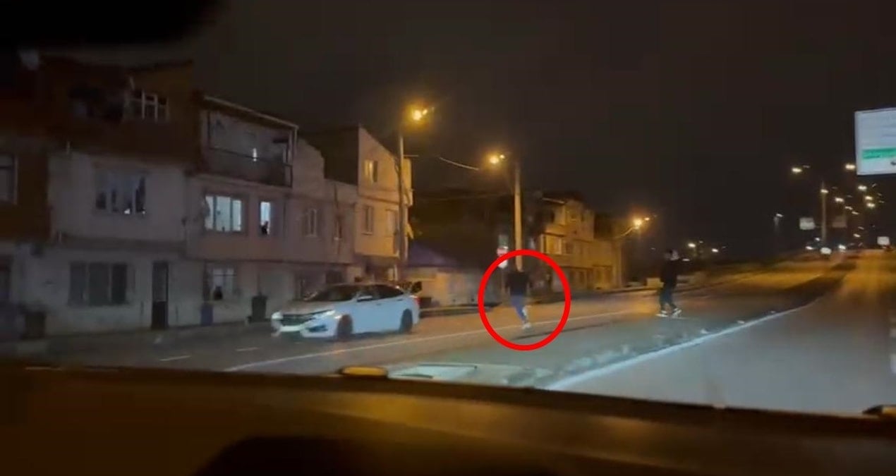 Gasbettiği taksiyle kaza yapınca yaya olarak kaçmaya çalışan şüpheli yakalandı