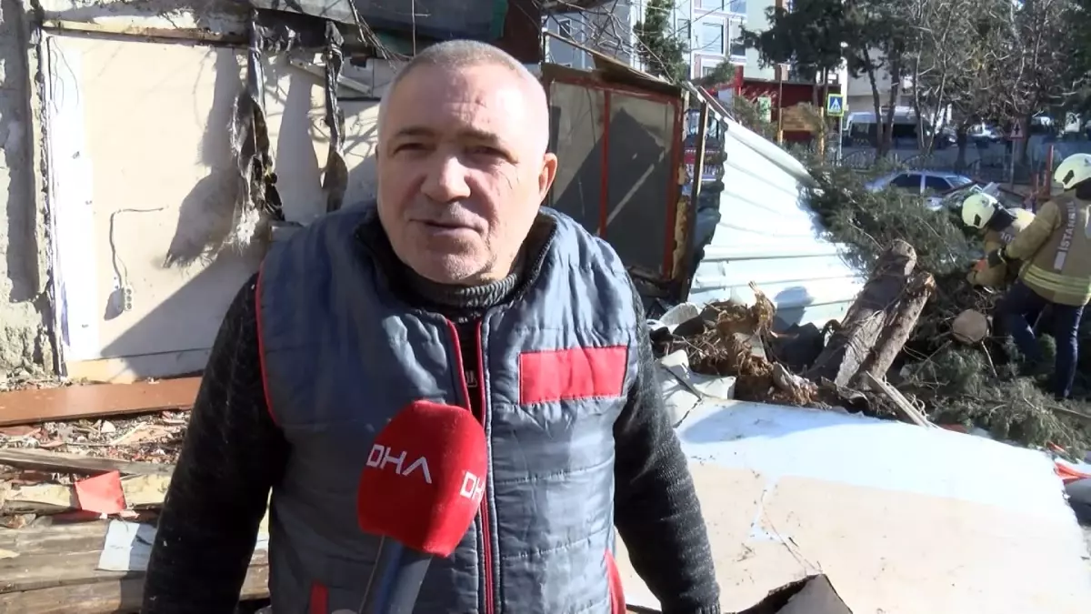 Maltepe’de Ağaç Devrildi, Araç Hasar Gördü