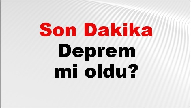 Son dakika Bingöl’de deprem mi oldu? Az önce deprem Bingöl’de nerede oldu? Bingöl deprem Kandilli ve AFAD son depremler listesi 03 Ocak 2026