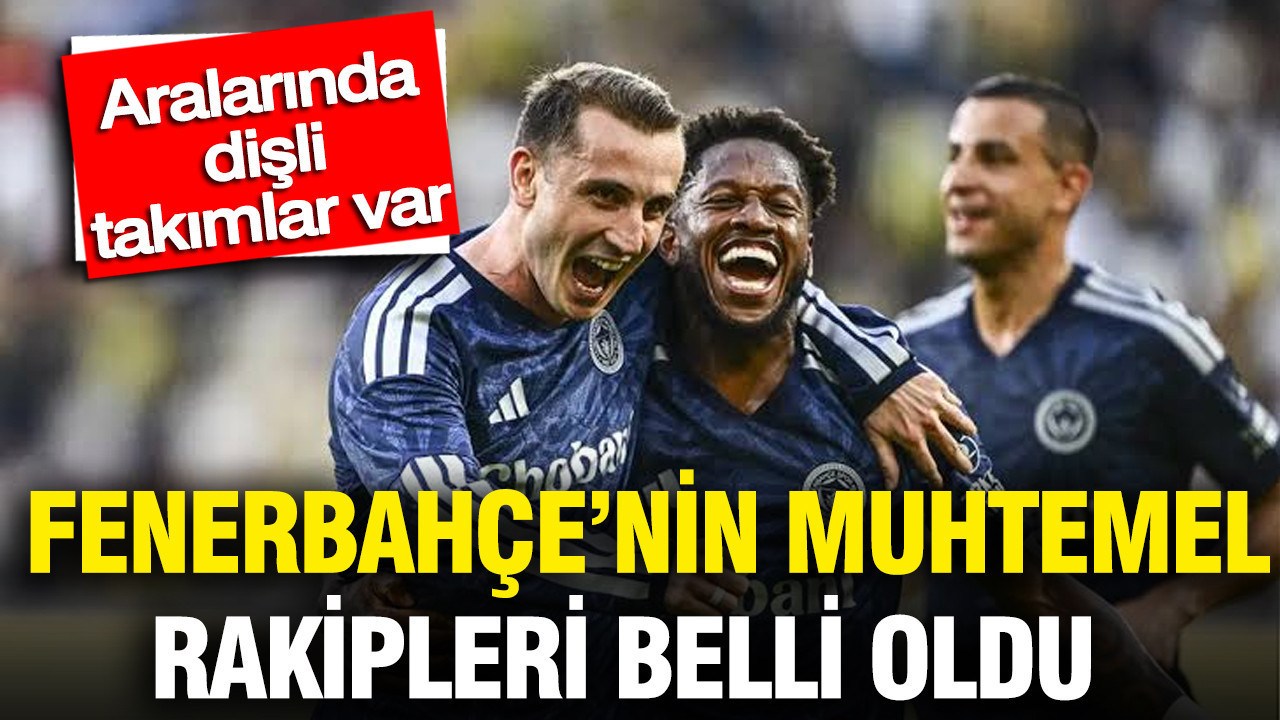 Fenerbahcenin sampiyonlar ligi yolu netlesiyor muhtemel rakipler belli oldu 1hWYPKDq