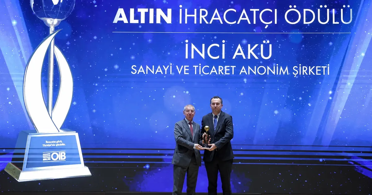 Inci aku ihracattaki guclu performansini bir kez daha altin ihracat odulu ile taclandirdi INuTUtOU